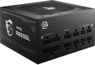 MSI MAG A650GL 650W 80 Plus Gold Netzteil defekt ungetestet