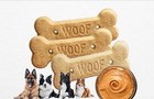 Grain-Free Peanut Butter Dog Biscuits Made With Five Ingredients - 1 Pound