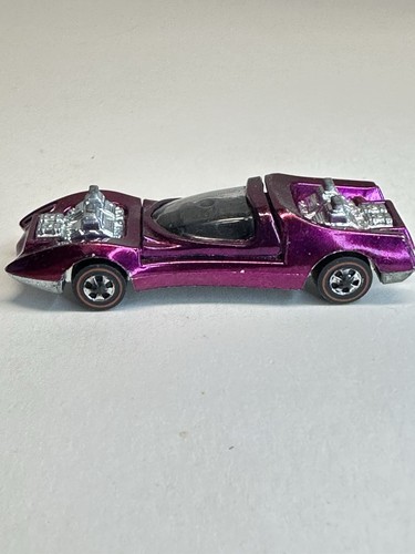 Vintage Hot Wheels Redline 1970 Magenta Mod Quad US - Foto 3 di 21