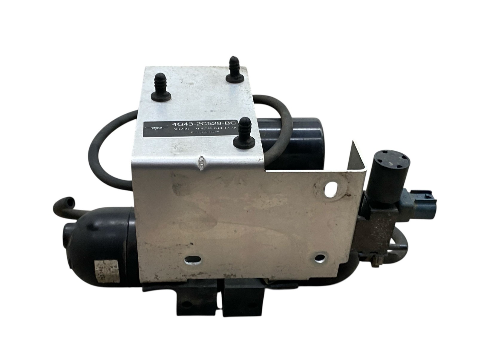 2015 ASTON MARTIN RAPIDE EXHAUST FLAP VACUUM PUMP W/ BRACKET TANK & SOLENOID