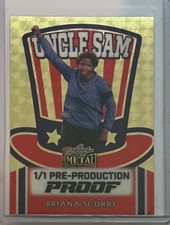 2025 Leaf Metal Independence Day Briana Scurry Super Prismatic Gold Proof 1/1