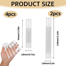2x Leere Pumpflaschen Aus Kunststoff, Bernsteinfarben, 80 Ml - Wiederverwendbar Für Cremes, Öle, Duschgel & Reise