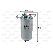 Kraftstofffilter für Seat Leon 1M1 Toledo 2 1M2 24163927