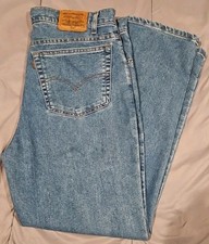 VTG Y2K Levi's 540 Jeans Mens 38x31 Relaxed Tapered Stonewash Denim