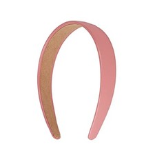 1 Inch Vegan Leather Headband for Women and Girls Dusty Pink 