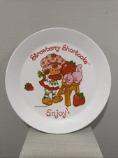 Vintage 1980 Deka Strawberry Shortcake 8" Collecters Plate American Greetings