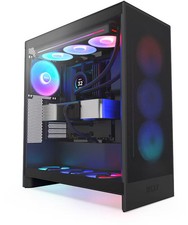 NZXT - H7 Flow 2024 Mid-Tower ATX PC Case - Black