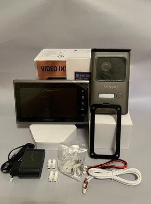 TMEZON Video Türsprechanlage 2-Draht 7'' Monitor Kamera-wie Neu OVP