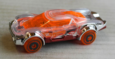 Hot Wheels Cosmic Coupe transparent/chrom/rot Spielzeugauto HW Mattel Auto Car
