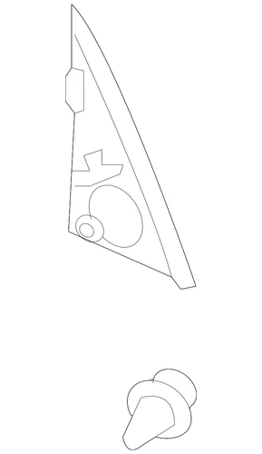 Genuine Subaru Corner Cover 62134SG011