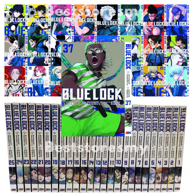 Blue Lock Yusuke Nomura Manga Vol.1-37 English Version (HALF SET or FULL SET)