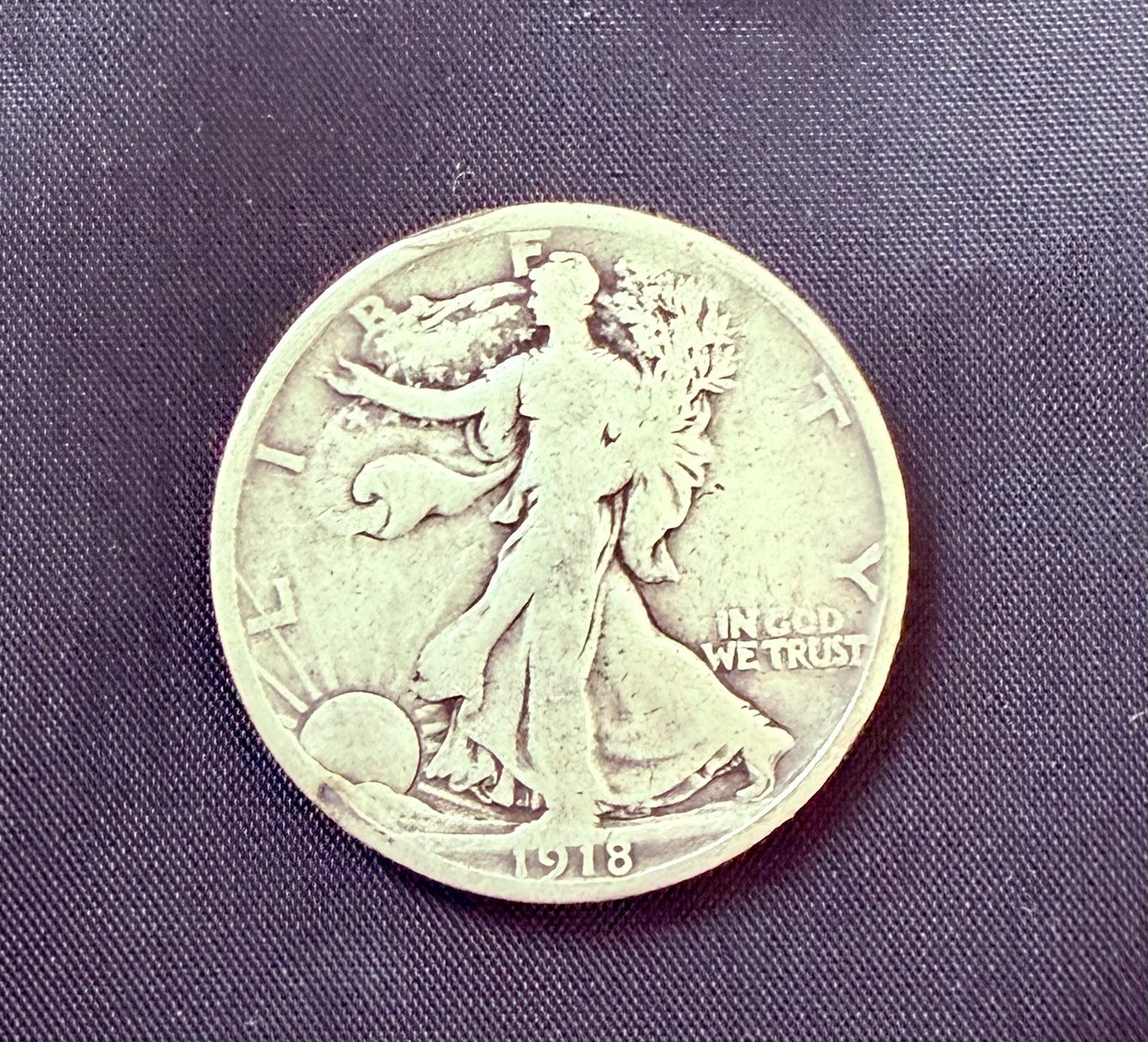 25+ 1918 Year Liberty Walking Half Dollars (1916-1947) for sale