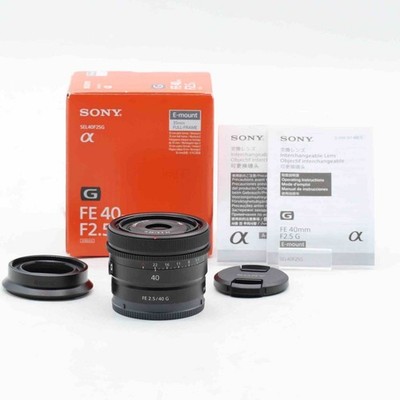 Sony FE 40mm F2.5 G Lens Near Mint, Compact, Sharp, Excellent