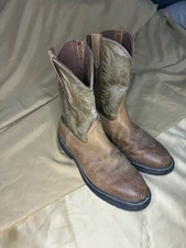 Ariat Groundbreaker • Wide Square Toe Work Boot | Brown Leather |Men’s Size 13 D