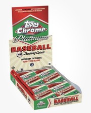2025 Topps Chrome® Platinum Baseball - Hobby Box PRE SALE Factory Sealed