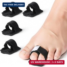 Hammer Toe Straightener for Women  Men - 4 Pack Adjustable Toe Splints for Hamm