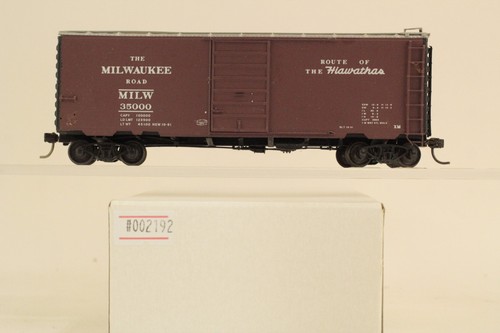 Coche de carga Athearn escala HO Milwaukee Road MILW #35000 "Ruta de los Hiawathas" | Condition: Used