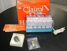 Clairol 20 Instant Curlers Hot Rollers Hairsetter in Box with Clips