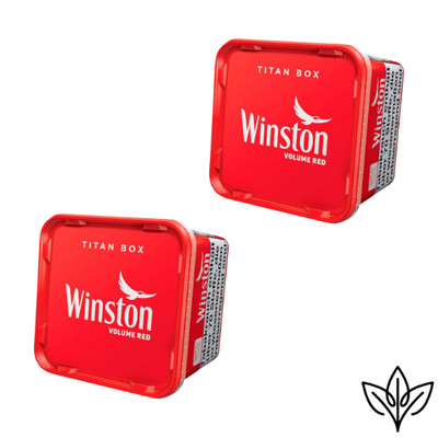 2 x Winston 250g Titan Box (259,80 /1kg) Volume red Tabacco Zigarettentabak