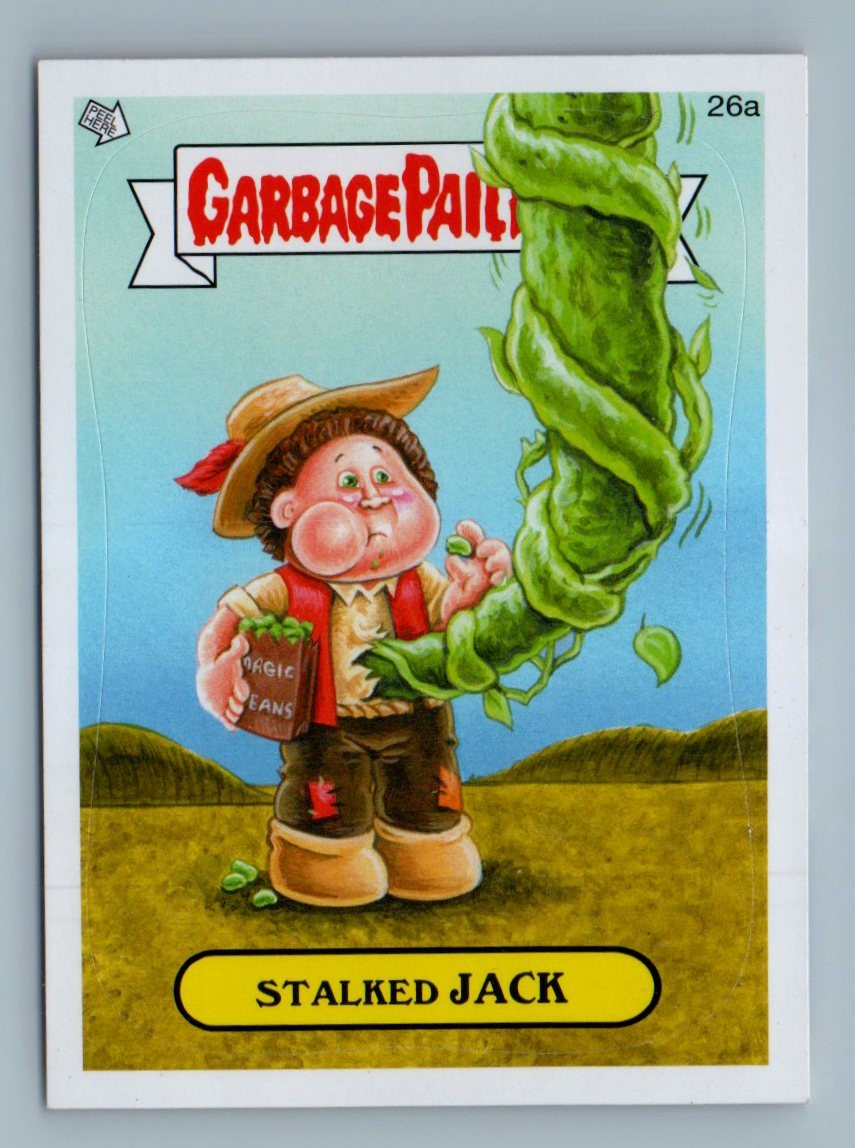2014 STALKED JACK #26a Garbage Pail Kids GPK Parody