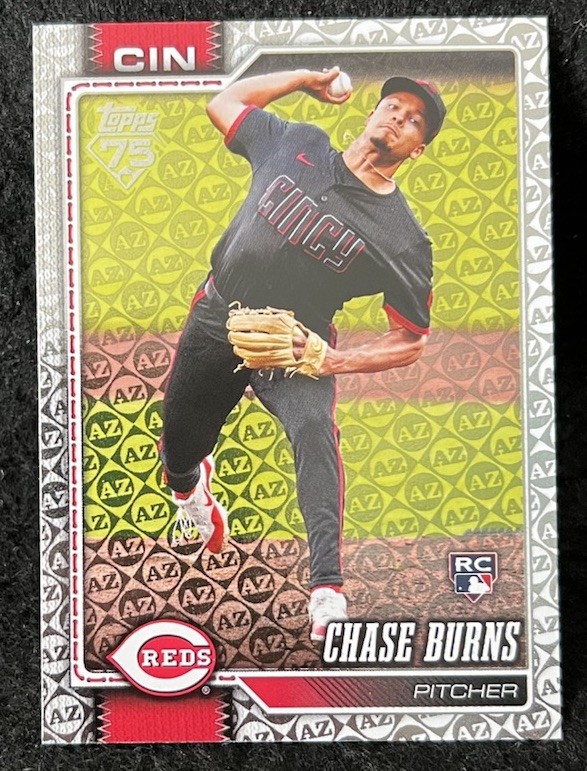 2026 Topps Series 1 - Spring Training - Chase Burns  - Reds - #312 - RC