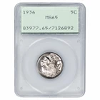 1936 Buffalo Nickel 5C PCGS MS 65