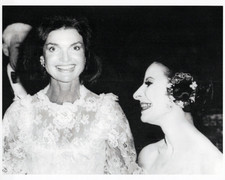 CUBA CUBAN BALLET LEGEND ALICIA ALONSO JACQUELINE KENNEDY 1980s ORIG PHOTO MA42