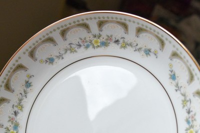 Coupe Soup Bowls 7 5/8'' La Mancha by Fine China of Japan Floral 5112 Set of 12
