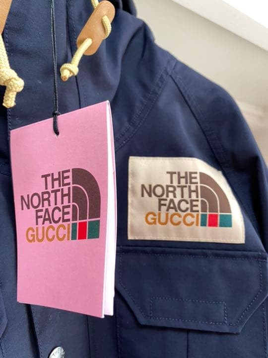 USED GUCCI X THE NORTH FACE BLOUSON MOUNTAIN PARKA GOOD image 4