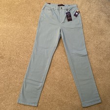 Gloria Vanderbilt Women  s Amanda Classic High Rise Tapered Jean Blue 10 Long