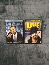 Katt WIlliams 2 dvd lot LIve and The Pimp Chronicles PT 1 --2 DVDS