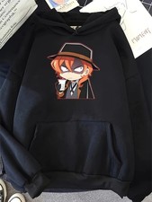 Women'S Fashion Casual Sporty Hoodie with Anime-Inspired Character Print - Comfo
