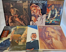 Kenny Rogers Vinyl LP Record Lot of 7 The Gambler Greatest Hits Gideon 1978-1984