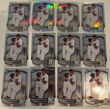 2025 Bowman Draft Chrome Refractor Lot (12) Carlos LaGrange BDC-132 Yankees HOT