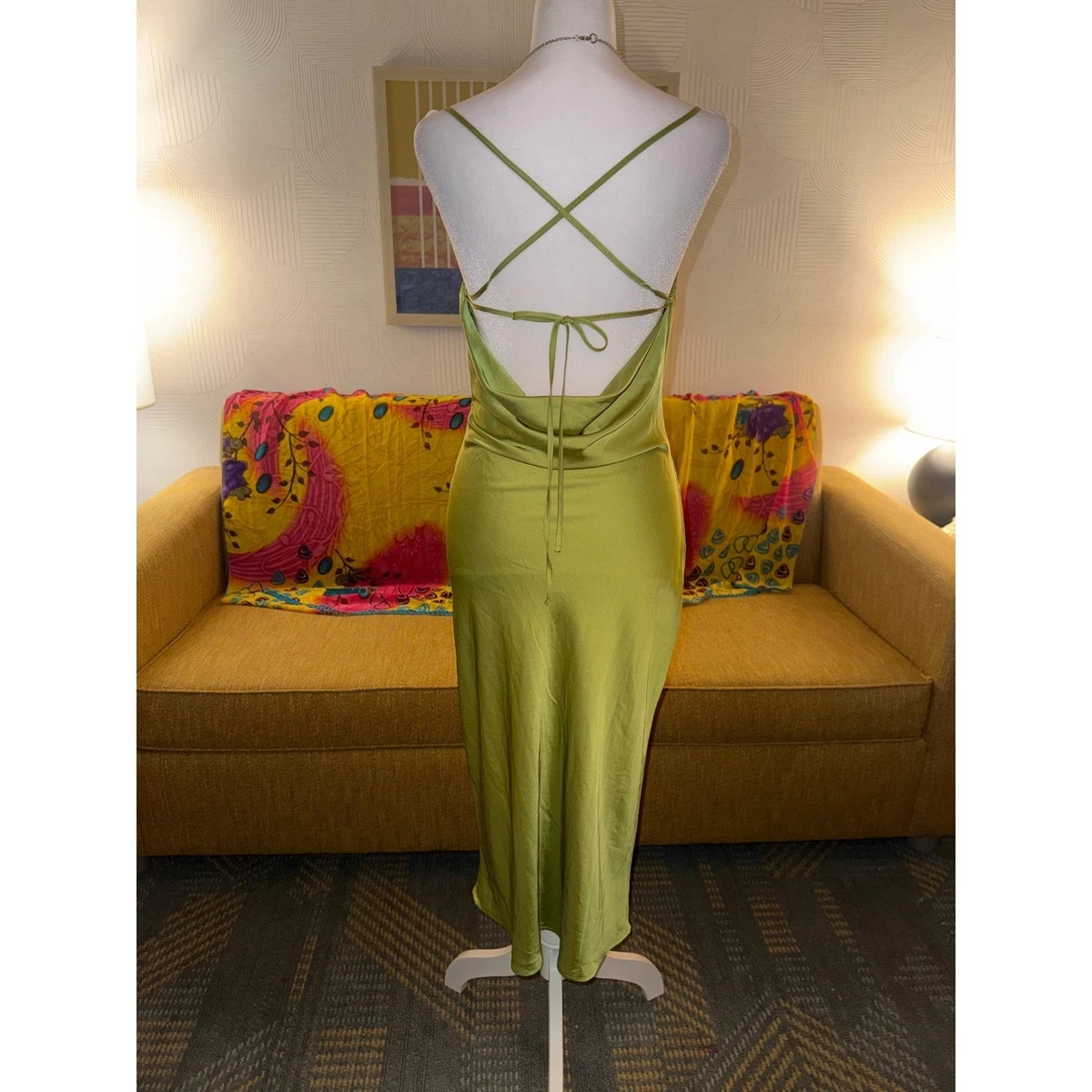 forever 21 green maxi dress Forever 21 | Dresses | Forever 2 Green White Gingham Maxi Dress Size Small