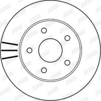Jurid Bremsscheiben Vorne Ø305 Mm BelüFtet FüR Jeep Grand Cherokee II WJ WG XJ