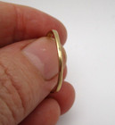 14K Yellow Gold Garnet & Clear Stone Flower Ring Size 8.25 [R212] — photo 10
