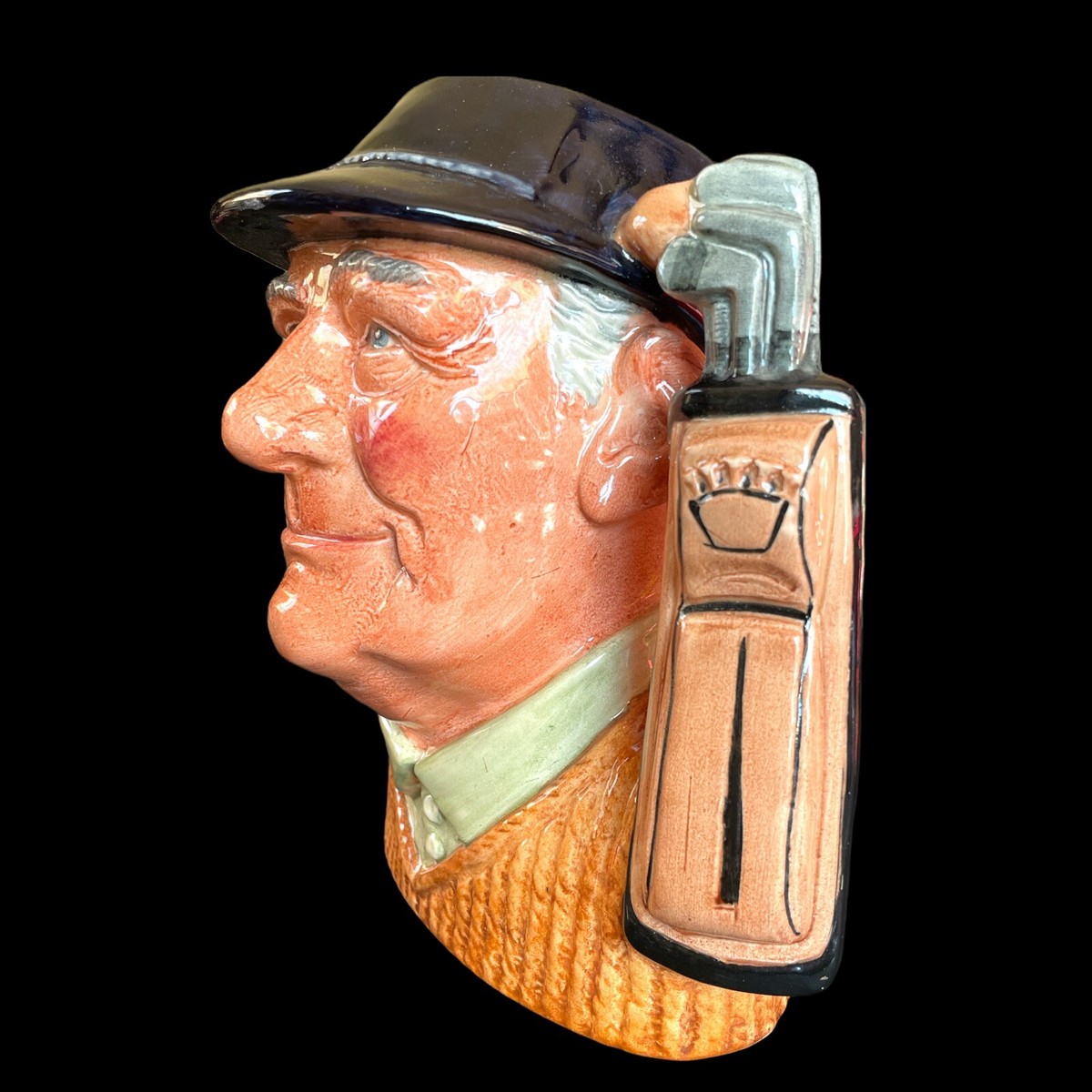 Vintage 1970 Royal Doulton Character/Toby Pitcher 'Golfer' (D6233