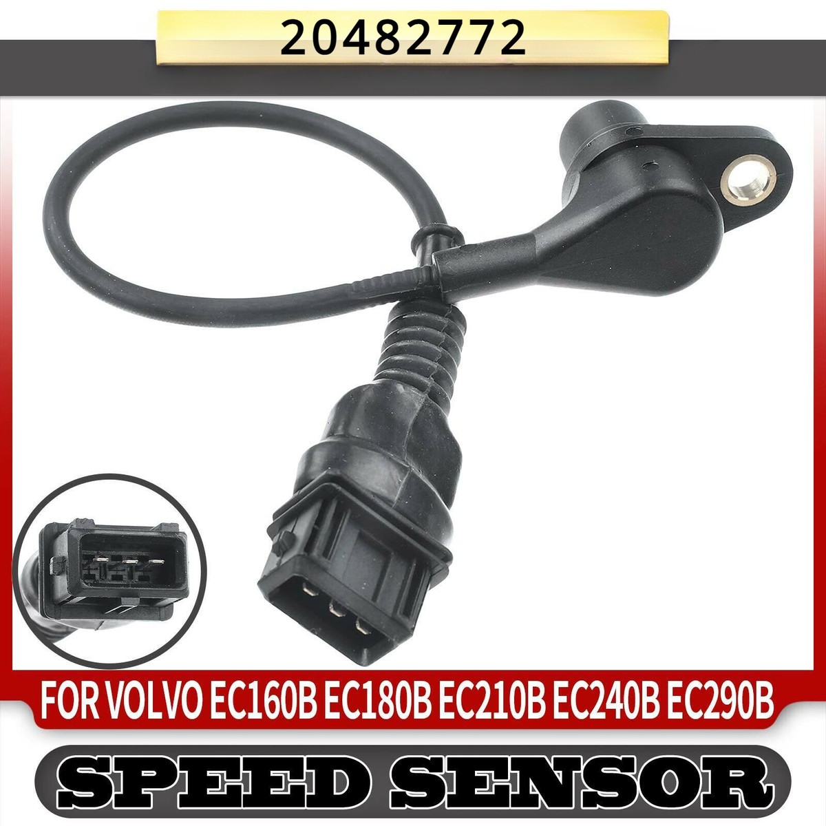 1 Pc New Speed Sensor 20482772 For VOLVO EC240BLC EC290BLC