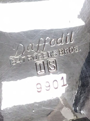 5pc Daffodil Pattern 1847 Rogers Bros Silver Plate Tea & Coffee Service Set - Picture 7 of 24
