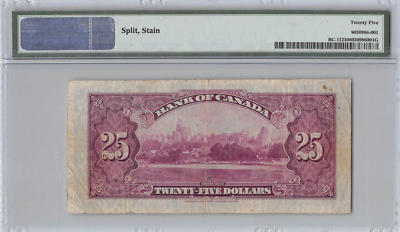 Canada / Commemorative $25 5.6.1935 BC-11 Series A Circulated