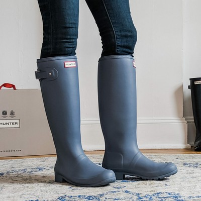 gull gray hunter boots