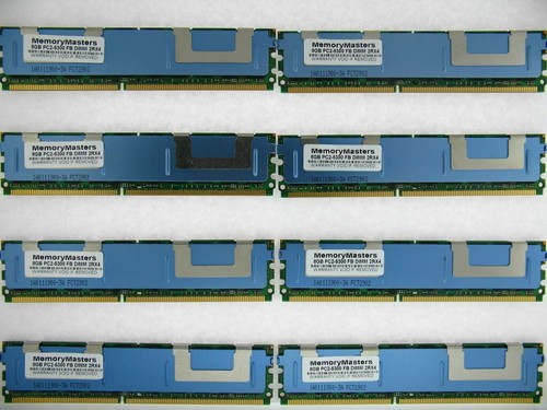 64GB 8x 8GB PC2-5300F FB DIMM 667MHz Memory FIT Dell Poweredge 1950 III 2950 III - Picture 3 of 3