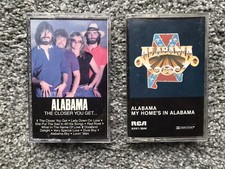 Alabama Cassettes The Closer You Get  My Homes In Alabama. VG Used Condition.