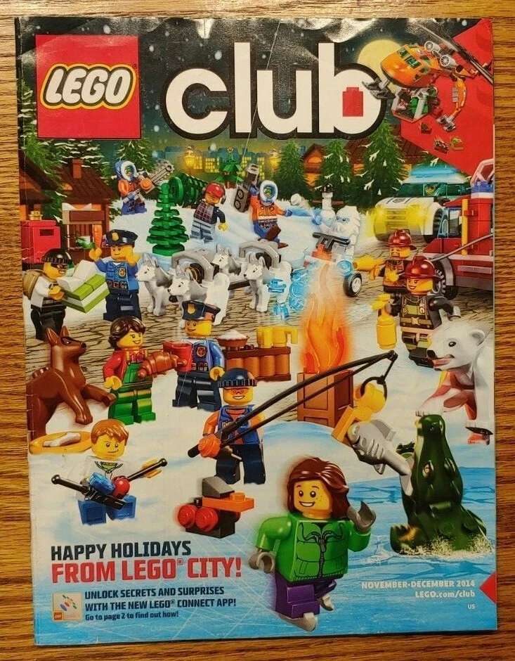 LEGO Club Magazine November December 2014 Comic Book Happy Holidays Star  Wars | eBay