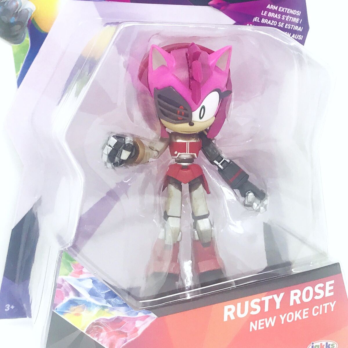  Sonic Prime 5 Articulated Action Figure - Rusty Rose Yoke City  : Toys & Games