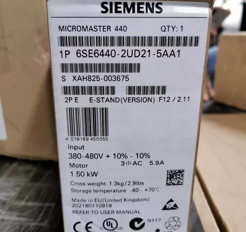 New In Box Siemens 6SE6440-2UD21-5AA1 380V 1.5KW Inverter Drive