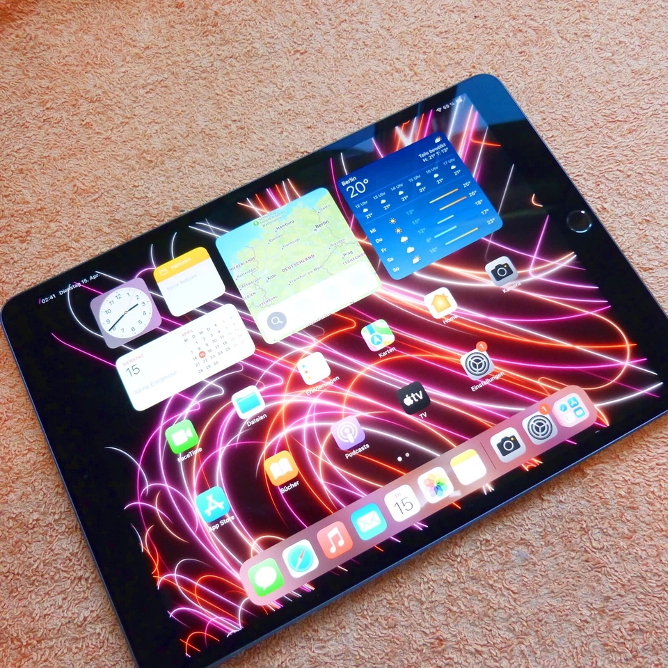 Apple iPad Air 3 256GB WLAN l RETINA iOS 18 Tablet  10 Zoll mit XXL EXTRAS rot!! - Bild 3 von 4