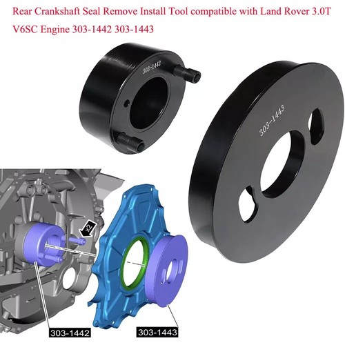 Rear Crankshaft Seal Installer Tool For Land Rover 3.0T V6SC 303-1443 + 303-1443 - Picture 3 of 9