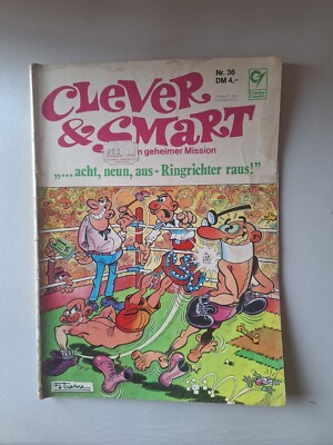 Clever & Smart Nr. 36 ...acht, neun, aus - Ringrichter raus! 1979 Condor Comic